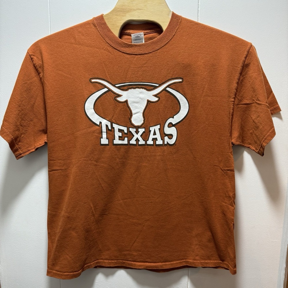 Texas Longhorns T-Shirt Men's XL Burnt Orange Delta Magnum Weight Shirt Vintage